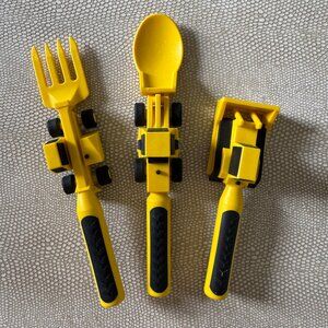Constructive Eating Set of Three Utensils, Construction